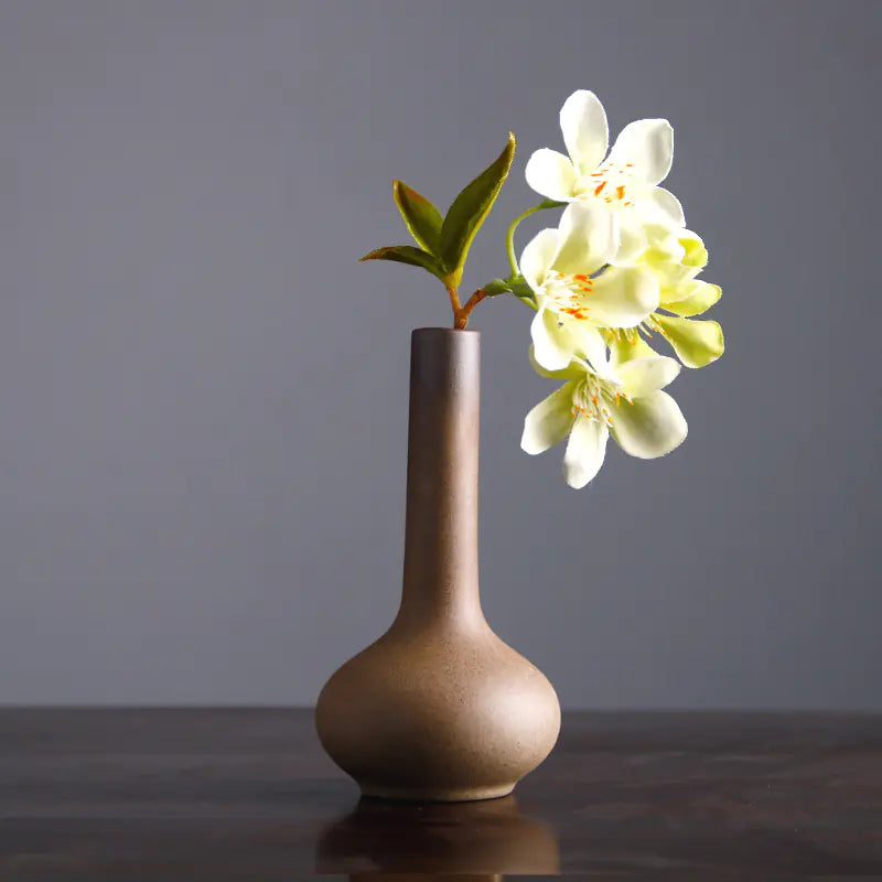 Vintage Ceramic Zen Flower Vase for Home Decor