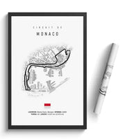 Formula One Racing Track Wall Canvas Painting
