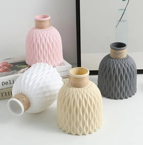 DIY Plastic Flower Vase – Home Décor Pot